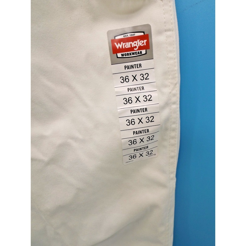 Wrangler Workwear Painter White Utility Pant - Men's Size 36 x 32 - Picture 5 of 13